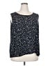 Maggie Barnes for Catherines Print Blue Sleeveless Blouse Size 2X - photo 1