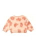 Crewcuts 100% Cotton Hearts Orange Sweatshirt Size 2 - 3 - photo 2