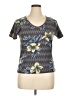 Assorted Brands 100% Cotton Gray Short Sleeve Top Size XL - photo 1