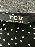 TOV 100% Polyester Polka Dots Black Casual Dress Size EU 44 / US 14 - photo 7