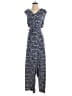 Jessica London Paisley Blue Jumpsuit Size 30 waist - photo 1