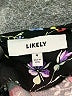 Likely 100% Polyester Floral Black Casual Dress Size 4 - photo 7