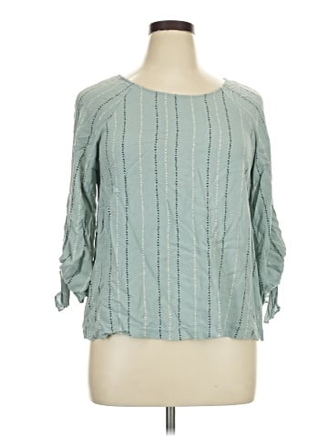 Chris & Carol 3/4 Sleeve Blouse (view 1)