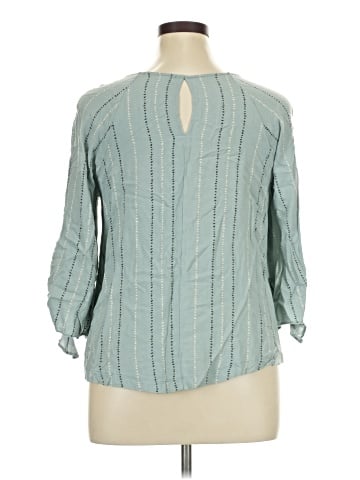 Chris & Carol 3/4 Sleeve Blouse (view 2)