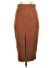 Missguided Solid Brown Casual Skirt Size 4 - photo 1