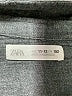 Zara Solid Gray Long Sleeve Button-Down Shirt Size 11 - photo 3