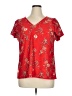 Cato Red Short Sleeve Blouse Size XL - photo 1
