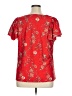 Cato Red Short Sleeve Blouse Size XL - photo 2