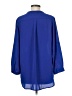 Halogen 100% Polyester Blue 3/4 Sleeve Blouse Size M - photo 2
