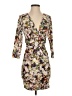 Guess Floral Multi Color Ivory Cocktail Dress Size S - photo 1