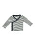 Tea 100% Cotton Stripes Gray Long Sleeve Top Size 3-6 mo - photo 1