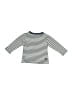 Tea 100% Cotton Stripes Gray Long Sleeve Top Size 3-6 mo - photo 2