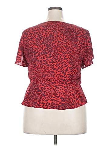 Fame And Partners Short Sleeve Blouse (view 2)