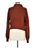 101 Idees 100% Acrylic Brown Turtleneck Sweater Size Lg - XL - photo 1