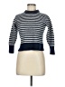J.Crew Stripes Blue Turtleneck Sweater Size M - photo 1