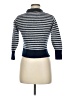 J.Crew Stripes Blue Turtleneck Sweater Size M - photo 2