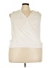 The Vanity Room 100% Polyester Ivory Sleeveless Blouse Size 2X - photo 1