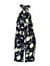 Flynn Skye 100% Rayon Floral Black Blue Jumpsuit Size XS (0) - photo 2