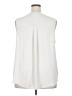 Torrid 100% Polyester Ivory Sleeveless Blouse Size Med Plus (00) - photo 2