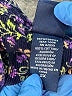 Basic Editions Paisley Purple 3/4 Sleeve Button-Down Shirt Size 2X - photo 5