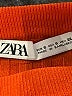 Zara Solid Orange Casual Skirt Size S - photo 4
