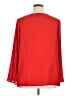 Liz Claiborne 100% Polyester Red 3/4 Sleeve Blouse Size 0X - photo 2
