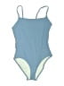 Solid & Striped Blue Bodysuit Size L - photo 1