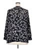 Logo Layers Silver 3/4 Sleeve Blouse Size 2X - photo 2