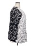 Logo Layers Silver 3/4 Sleeve Blouse Size 2X - photo 4