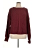 Free People Solid Burgundy Pullover Sweater Size XL - photo 1