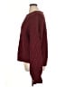Free People Solid Burgundy Pullover Sweater Size XL - photo 5