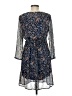 Assorted Brands 100% Polyester Paisley Floral Blue Casual Dress Size M - photo 2