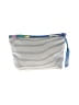 Assorted Brands Stripes White Gray Makeup Bag One size - photo 1