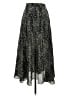 Max Studio 100% Polyester Animal Print Black Casual Skirt Size XS - photo 1