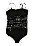 Unbranded 100% Polyester Tweed Black One Piece Swimsuit Size 8 - photo 1