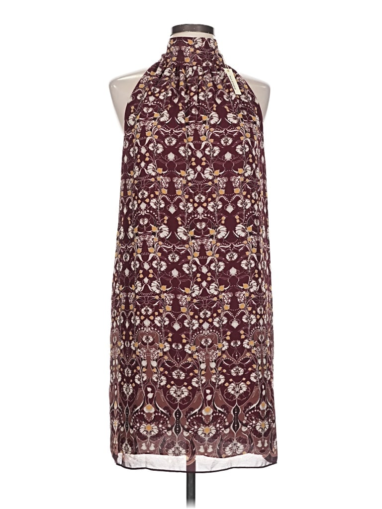 Pre-owned Max Studio Casual Dress In Burgundy