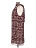 Max Studio 100% Polyester Paisley Burgundy Casual Dress Size L - photo 5