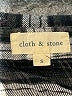 Cloth & Stone Plaid Black Long Sleeve Blouse Size S - photo 7