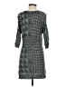 Armani Exchange 100% Wool Houndstooth Gray Casual Dress Size S - photo 2