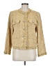 Derek Lam 10 Crosby 100% Polyester Tweed Gold Jacket Size 8 - photo 1