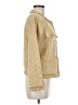 Derek Lam 10 Crosby 100% Polyester Tweed Gold Jacket Size 8 - photo 4