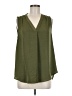 Alfani 100% Polyester Green Sleeveless Blouse Size M - photo 1