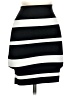 BCBGMAXAZRIA Stripes Black Casual Skirt Size XS - photo 1