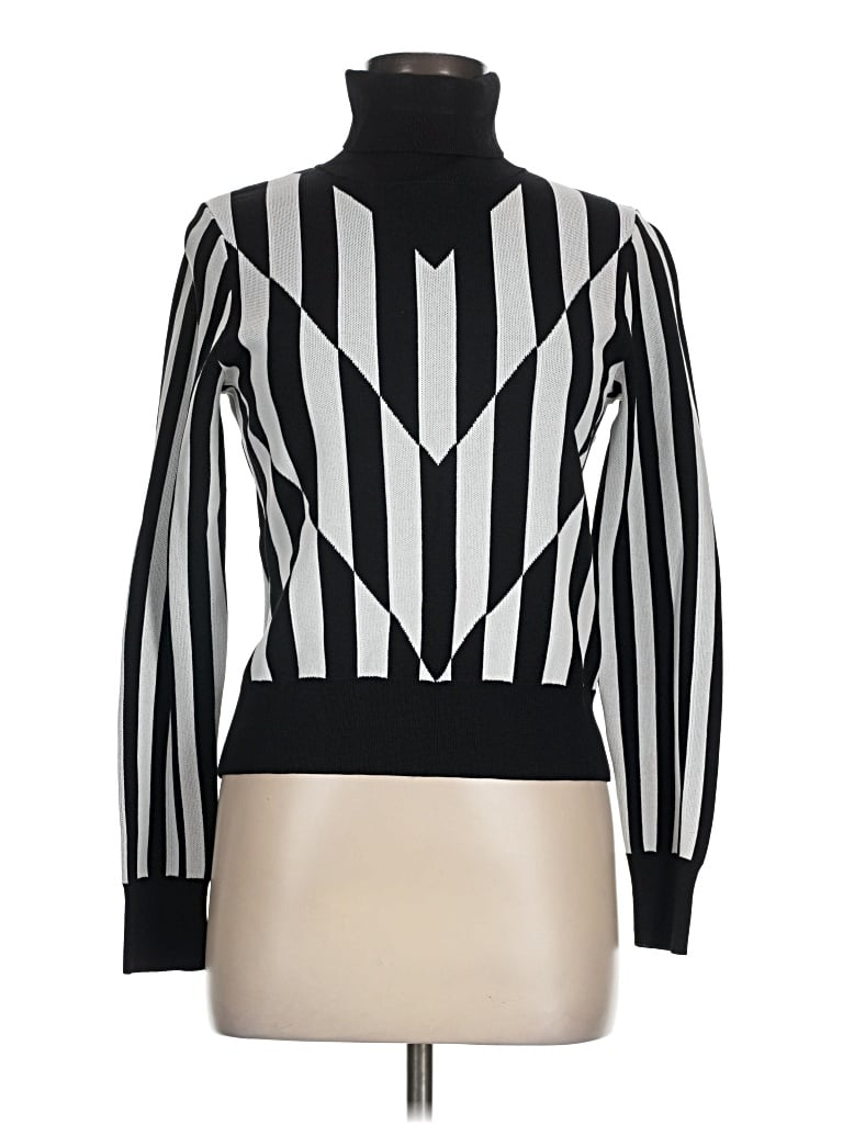 Pre-owned Saunders Collective Turtleneck Sweater In Black