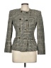 Kasper A.S.L. Houndstooth Plaid Gray Blazer Size 6 - photo 1