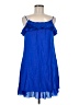 Ella Moss 100% Rayon Blue Cocktail Dress Size M - photo 1