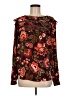 Ann Taylor LOFT 100% Polyester Brown Long Sleeve Blouse Size M - photo 1
