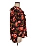 Ann Taylor LOFT 100% Polyester Brown Long Sleeve Blouse Size M - photo 4