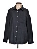 Shein 100% Polyester Houndstooth Black Long Sleeve Blouse Size L - photo 1