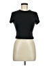 Shein Black Short Sleeve Turtleneck Size 6 - photo 1